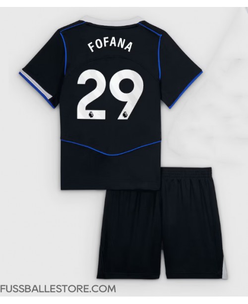 Günstige Chelsea Wesley Fofana #29 3rd trikot Kinder 2025-26 Kurzarm (+ Kurze Hosen)